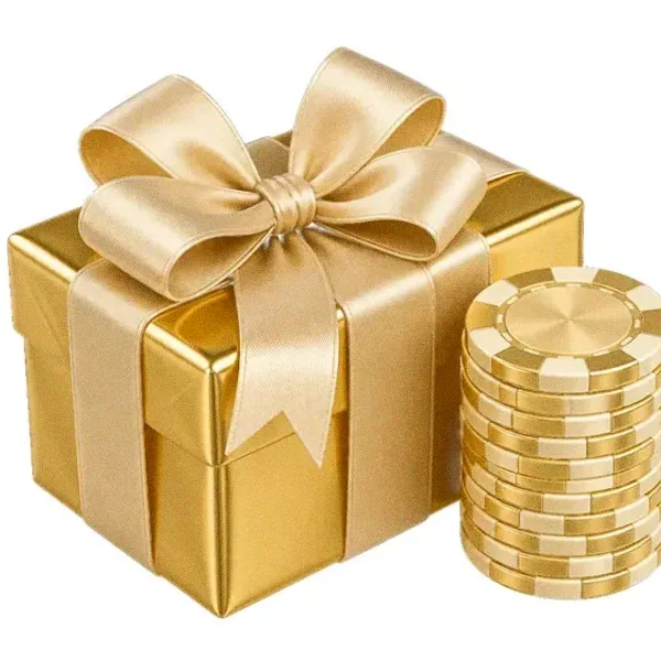 Gift box and chips — Luckland