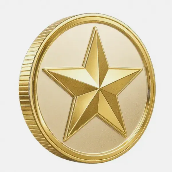 Star-emblem coin — Luckland
