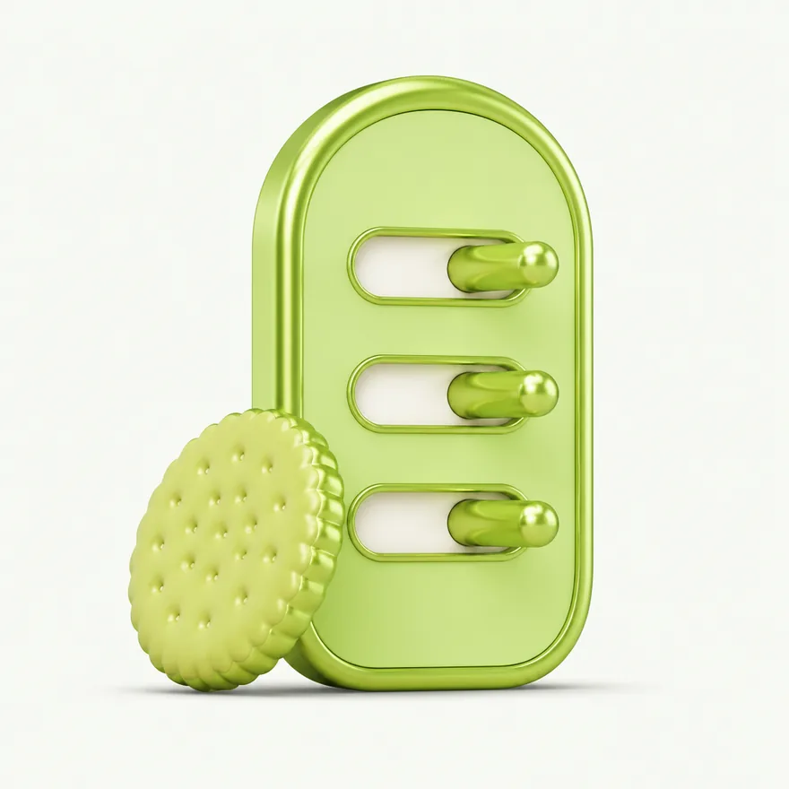 Biscuit with toggle panel — Luckland