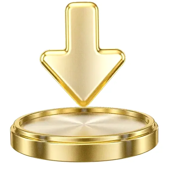 Downward arrow button — Luckland