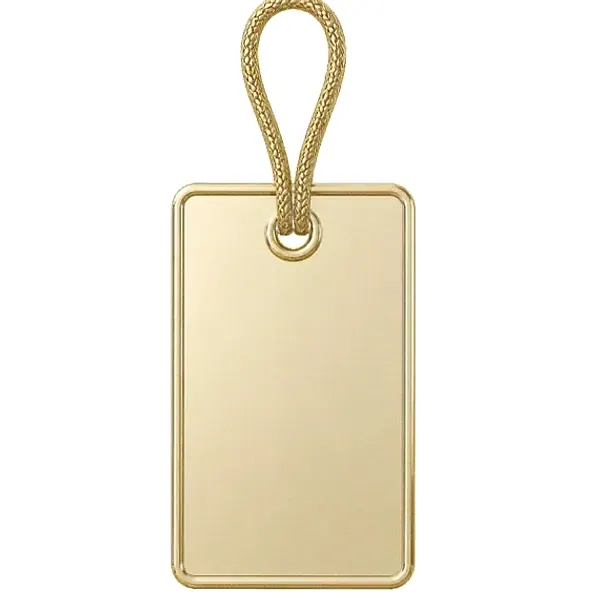 Blank luggage tag — Luckland