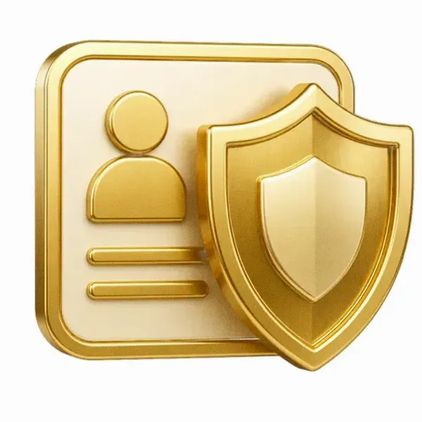 Shield and id card — Luckland