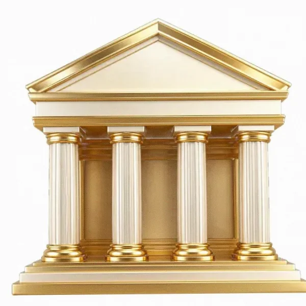 Classical bank building — Luckland