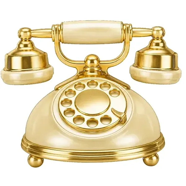 Vintage rotary telephone — Luckland